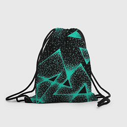 Рюкзак-мешок The triangle is light blue, цвет: 3D-принт