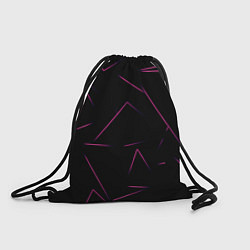 Рюкзак-мешок Color pink line, цвет: 3D-принт