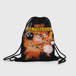 Рюкзак-мешок Worms - armageddon, цвет: 3D-принт