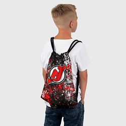 Рюкзак-мешок New Jersey Devils NHL black, цвет: 3D-принт — фото 2