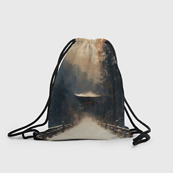 Рюкзак-мешок Дорога к Японскому храму, цвет: 3D-принт