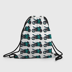 Мешок для обуви Motorbike light blue
