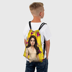 Рюкзак-мешок Lana Del Rey образ куклы, цвет: 3D-принт — фото 2