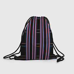 Мешок для обуви Neon red blue black