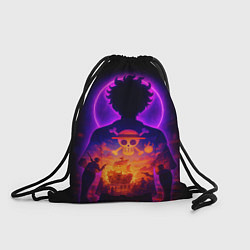 Рюкзак-мешок Ванпис - неоновый Луффи, цвет: 3D-принт