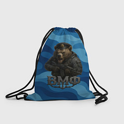 Рюкзак-мешок ВМФ медведь, цвет: 3D-принт