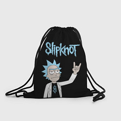 Рюкзак-мешок Slipknot и Рик Санчес из Рик и Морти, цвет: 3D-принт