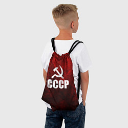 Рюкзак-мешок Советский Союз - серп и молот, цвет: 3D-принт — фото 2