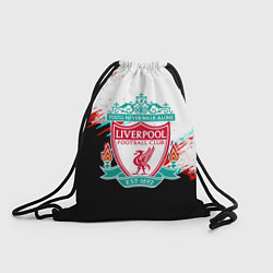 Рюкзак-мешок Ливерпуль текстура глитч краски, цвет: 3D-принт