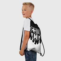 Рюкзак-мешок Барселона белый огонь, цвет: 3D-принт — фото 2