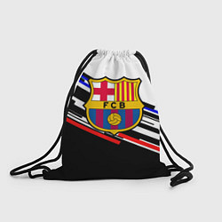 Рюкзак-мешок Barcelona полосы текстура спорт, цвет: 3D-принт
