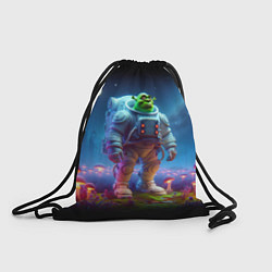 Мешок для обуви Шрек бравый космонавт - неоновое свечение