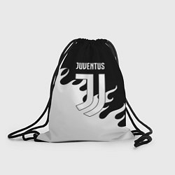 Рюкзак-мешок Ювентус огонь текстура, цвет: 3D-принт
