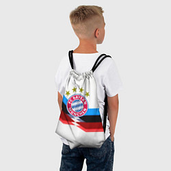 Рюкзак-мешок Бавария Мюнхен геометрия спорт, цвет: 3D-принт — фото 2