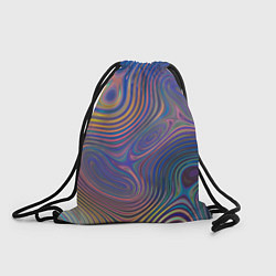 Рюкзак-мешок Абстрактная рябь, цвет: 3D-принт