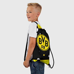 Рюкзак-мешок Borussia геометрия текстура, цвет: 3D-принт — фото 2