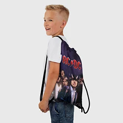 Рюкзак-мешок AC/DC, цвет: 3D-принт — фото 2