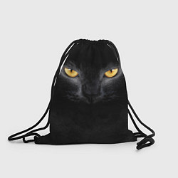 Рюкзак-мешок Черная кошка, цвет: 3D-принт