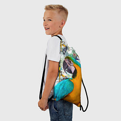 Рюкзак-мешок Летний попугай, цвет: 3D-принт — фото 2