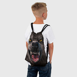 Рюкзак-мешок Волчий рык, цвет: 3D-принт — фото 2