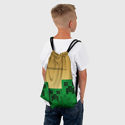 Рюкзак-мешок Minecraft Sssss, цвет: 3D-принт — фото 2