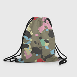 Рюкзак-мешок Камуфляж: микс цветов, цвет: 3D-принт