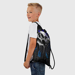 Рюкзак-мешок Череп, цвет: 3D-принт — фото 2