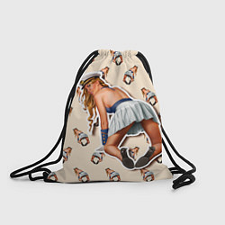 Рюкзак-мешок Девушка, цвет: 3D-принт
