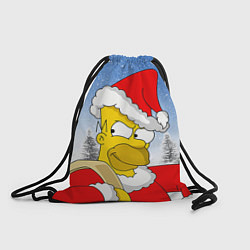 Рюкзак-мешок Санта Гомер, цвет: 3D-принт