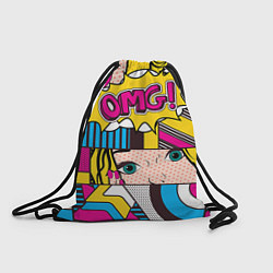 Рюкзак-мешок POP ART, цвет: 3D-принт