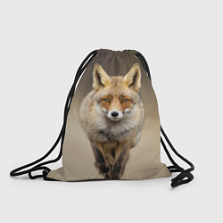 Рюкзак-мешок Бегущая лисица, цвет: 3D-принт