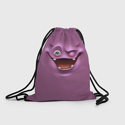Рюкзак-мешок Пластилиновый смайл, цвет: 3D-принт