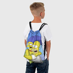 Рюкзак-мешок Гомер и Мардж, цвет: 3D-принт — фото 2