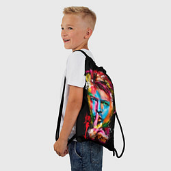 Рюкзак-мешок Дэвид Боуи, цвет: 3D-принт — фото 2