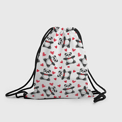 Рюкзак-мешок Любимые панды, цвет: 3D-принт