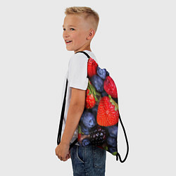 Рюкзак-мешок Berries, цвет: 3D-принт — фото 2