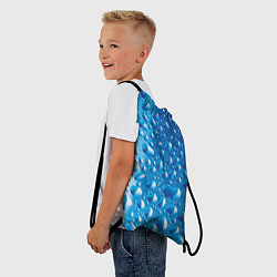 Рюкзак-мешок Капли воды, цвет: 3D-принт — фото 2