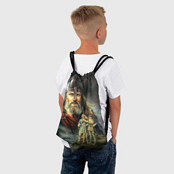 Рюкзак-мешок Богатырь Руси, цвет: 3D-принт — фото 2