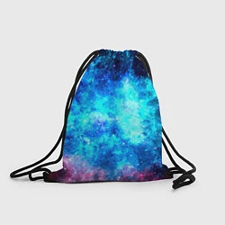 Рюкзак-мешок Голубая вселенная, цвет: 3D-принт