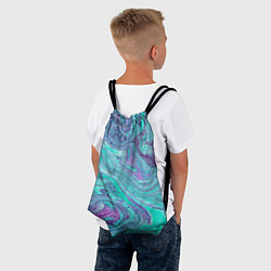 Рюкзак-мешок Смесь красок, цвет: 3D-принт — фото 2