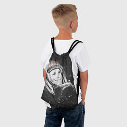 Рюкзак-мешок Гагарин в космосе, цвет: 3D-принт — фото 2