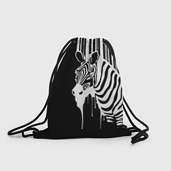 Рюкзак-мешок Жидкая зебра, цвет: 3D-принт