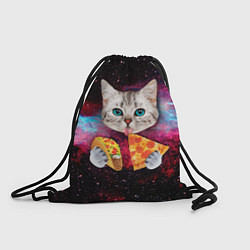 Рюкзак-мешок Кот с едой, цвет: 3D-принт