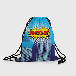 Рюкзак-мешок Поп-арт 2, цвет: 3D-принт