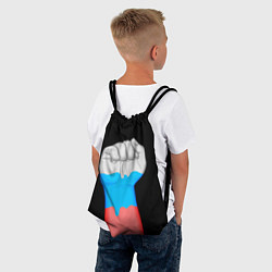 Рюкзак-мешок Русский кулак, цвет: 3D-принт — фото 2