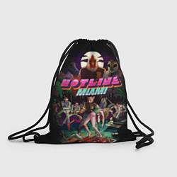 Рюкзак-мешок Hotline Miami, цвет: 3D-принт