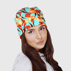 Шапка Summer Flowers, цвет: 3D-принт — фото 2