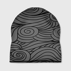 Шапка Gray pattern, цвет: 3D-принт