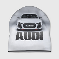 Шапка Audi серебро