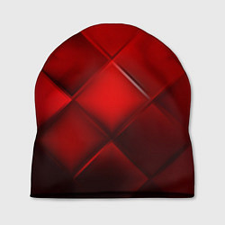 Шапка Red squares, цвет: 3D-принт